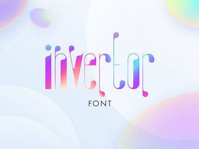 Invertor. Free font