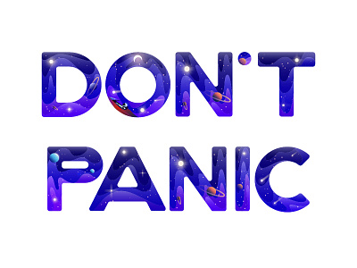 Don't Panic. Typography