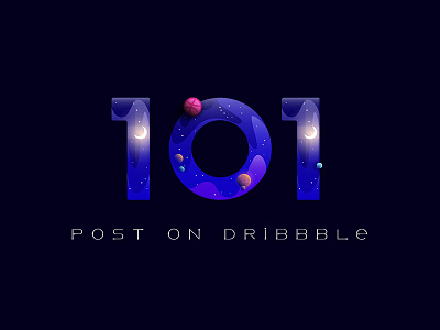 Hooray! 101 post on Dribbble!