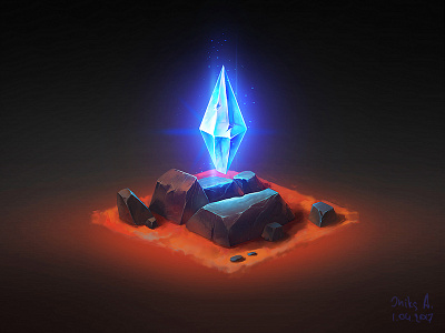 Game location. Vol 1 art cg crystal environment game game ui gems icon location rock stone