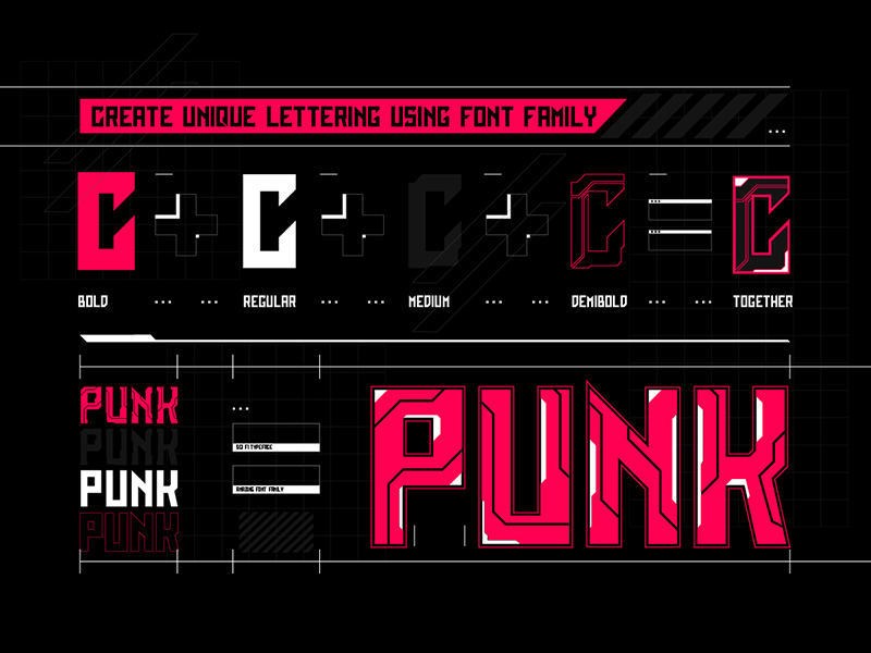 Punk Cyber Font