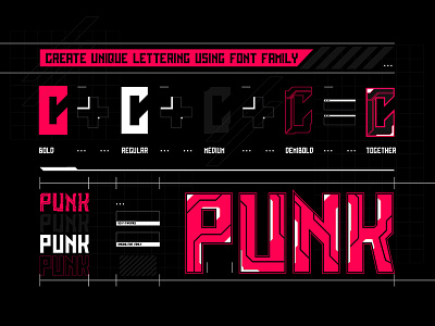 Cyber Grotesk. How to use 1980 cyber cyberpunk font futurism letter scifi tech technology type typeface typography vector