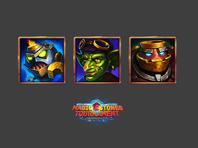 Bots icon 2dart character characterdesign concept game art game ui goblin magic mechanic person steampunk ui