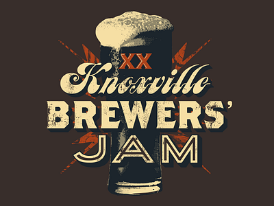 Official Brewers' Jam 2016 Merch 20th ale beer brewer brewery jam k town knoxville porter stout tennessee tn
