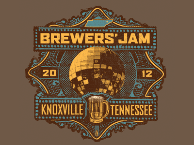 Knoxville Brewers' Jam Event T-Shirt Retail