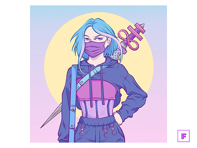 Brimstone Girl By F A N Y On Dribbble