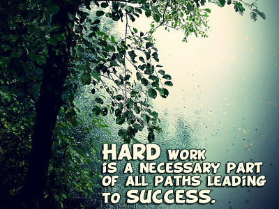 Key of success in life...