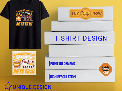 T shirt Design amazon kdp book cover branding design fix error graphic design illustration logo