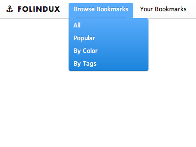 Folindux Dropdown dropdown header interface menu navigation