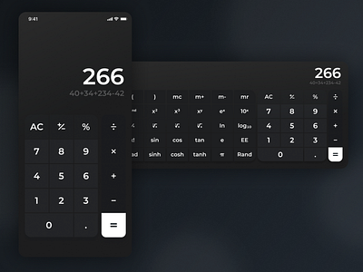 Calculator app app apple beginner calculator concept dailyui design figma ios math simple ui uidesign ux uxdesign webdesign