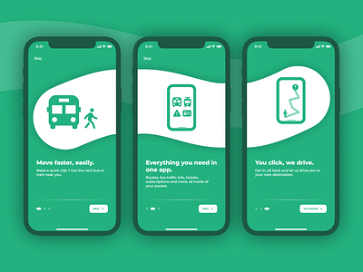 Onboarding page app apple beginner bus concept dailyui design figma ios iphone location onboarding page public subscription ticket tram transport ui