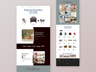 Furnit - Furniture Landing Page Website Design