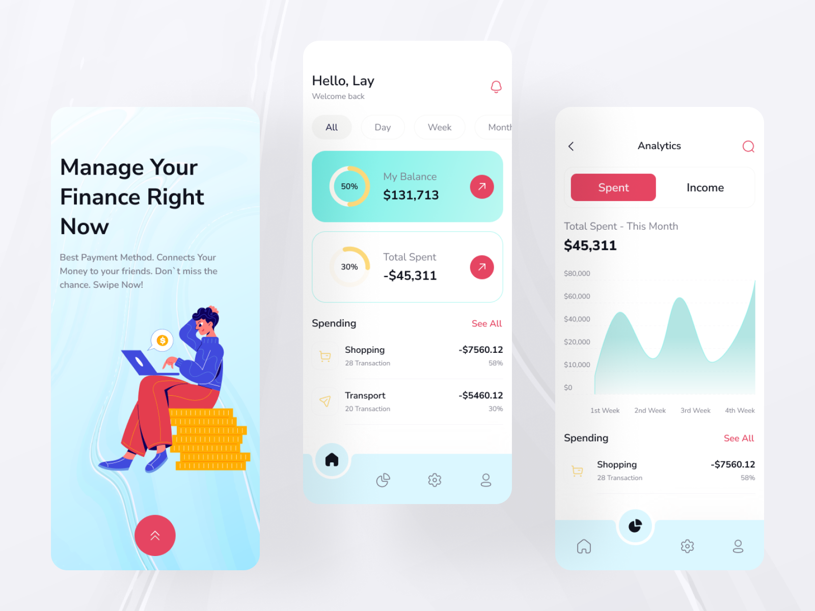 Money Manager App Ui Design By Md Asfak Jaman On Dribbble