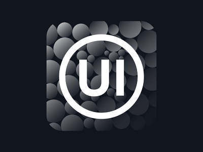 UI Bucket Bubble Logo branding logo typography