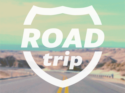 ROAD TRIP Gif animated gif logo road student summer travel trip