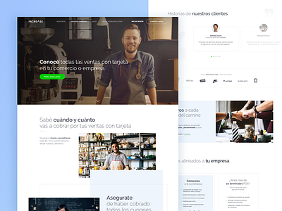 Increasecard • Landing Page