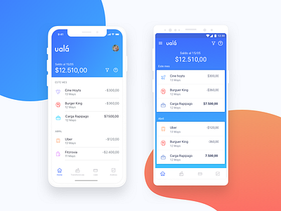 Home • Ualá android app bank card fintech galaxy s9 home ios iphone x money uala ui ux