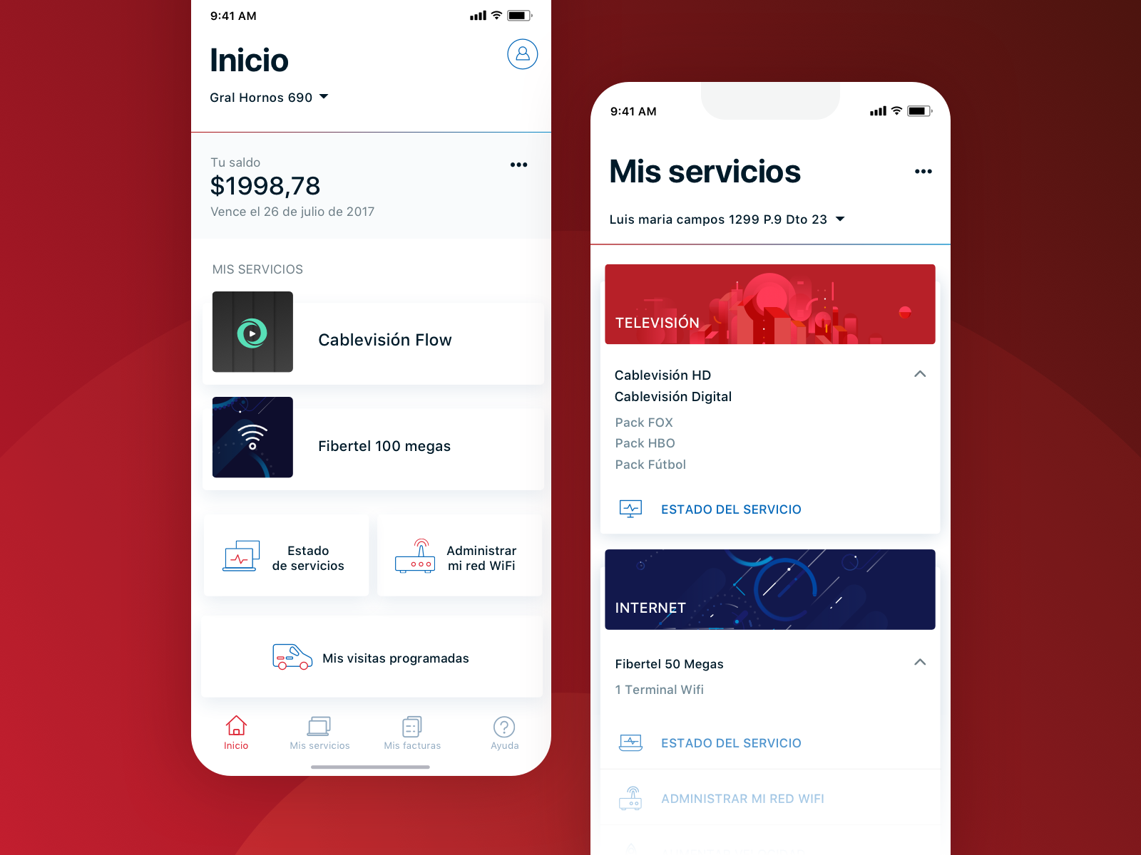 Mobile App • Cablevisión by Julián Muñoz for Aerolab on Dribbble