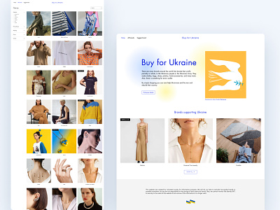 Buy For Ukraine - Support with Online Shopping design ecommerce shop shopping support ua ui ukraine web website