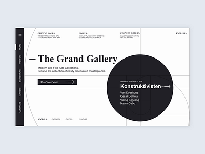 Gallery - Website - Minimalist design