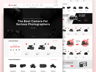 Camera E-Commerce Ui Design Concept