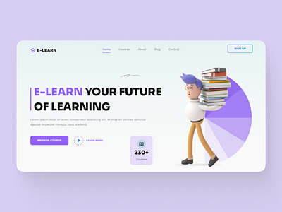 Online Learning Platform Ui Concept