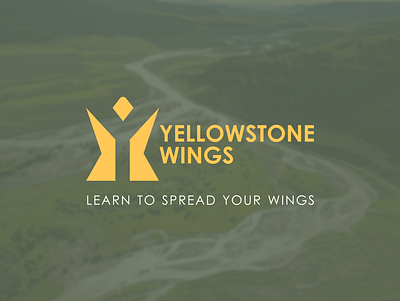 Yellowstone Wings branding design graphic design logo vector