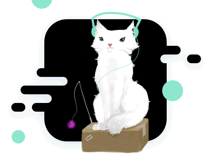 Cat Friends animals cats cute design illustration mobile painting ui