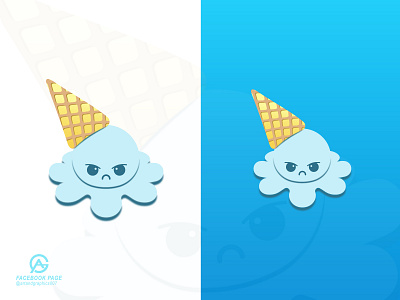 Octopus Ice-Cream Design 3d branding design graphic design icecream illustration logo logo maker logodesign minimal octopuslogo typography ui ux vector