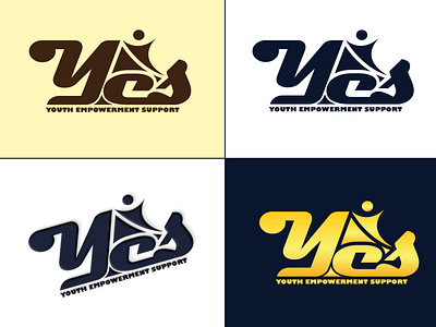 Logo Design (Y.E.S. Youth Empowerment Support) branding design graphic graphic design illustration logo logo design typography vector