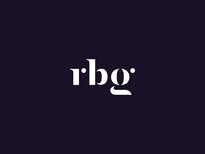 RBG Logo accounting b corporate g law logo r serif type