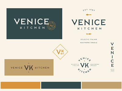 VK Logo brand italian k memphis restaurant v venice