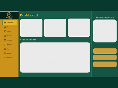 Admin Dashboard prototype + logo