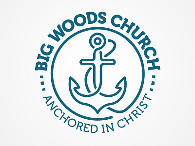 Big Woods Church Logo anchor church logo