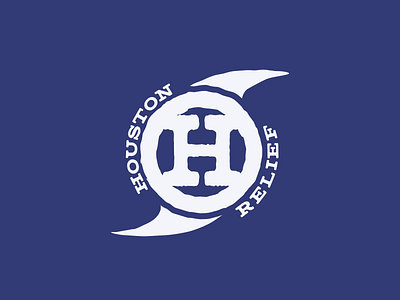 Houston Relief Logo Concept design houston logo texas vector