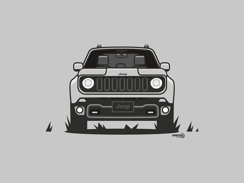 Jeep Renegade by justin cate on Dribbble