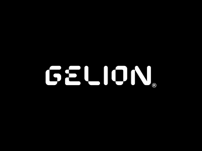 Gelion Wordmark brand branding brandmark energy flow futuristic logo logomark mono science seamless tech wordmark