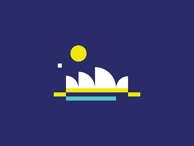 Sydney Opera House digital graphic icon illustration minimal pictogram simple sydney sydney opera house vector