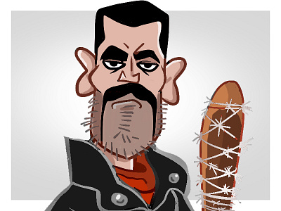 I M Negan art cartoon character design ilustration vector