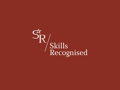 Skills Recognised brand branding identity logo skills training