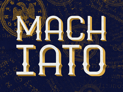 Coffee Inspiration - MACHIATO cafe coffee design lettering machiato