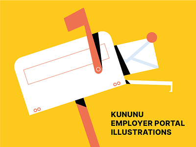 Kununu Illustrations adobe illustrator b2b illustration branding commercial illustration design drawing flat vector illustration vector illustration