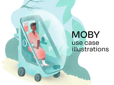MOBY Use Case Illustrations color design digital art drawing illustration illustrator storytelling texture web design
