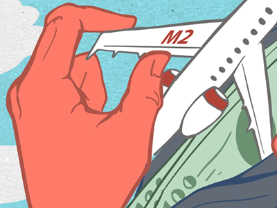 M2 Jet color editorial illustration illustration illustrator m2 jet