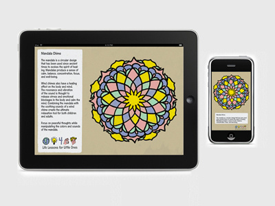 Mandala Game App amazing app best childrens design education fun game mobile music