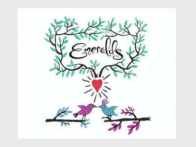 Emeralds Web Intro best birdies design hearts landing love page web