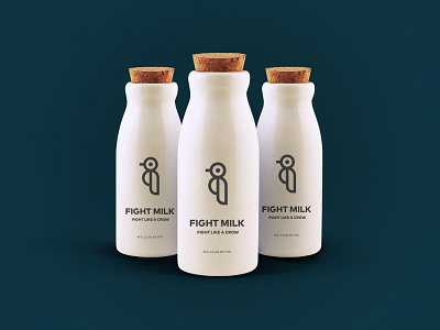 Fight Milk always sunny artisanal fight milk logo milk package package design