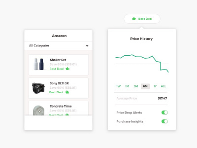 Pricing Widget