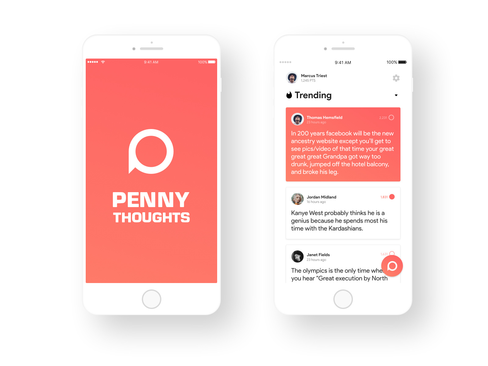 A penny for your thoughts by Marcus Triest on Dribbble