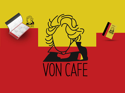 Von Cafe Logo & Menu Design cafe cafe logo design designer freelancer graphic design hooraphic logo logodesign menu menu design